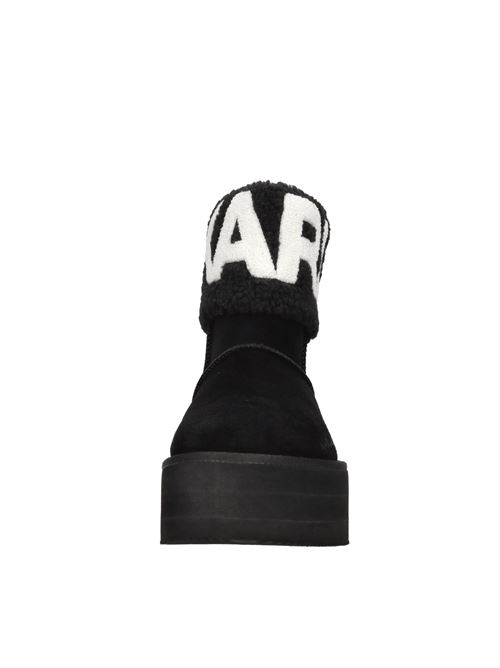Suede ankle boots KARL LAGERFELD | KL48552NERO